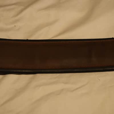 Iconic Leathers 3.25" Wide Brown Dual Padded Leather strap image 2
