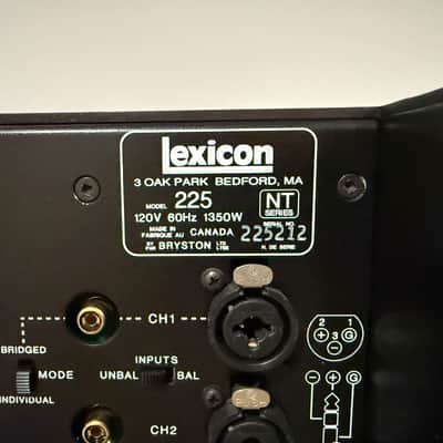 Lexicon 225 (Bryston 4B-ST) – THX Certified Power Amplifier – Fully Serviced by Bryston image 3