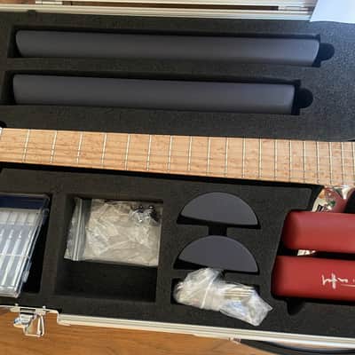 Teuffel Birdfish Modular Guitar 2000s - Blue/ Red image 3
