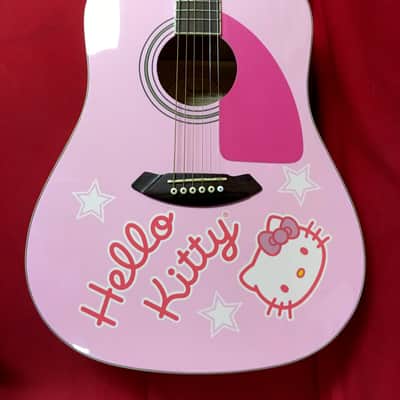 Fender Squire Hello Kitty Acoustic Guitar 2007 image 2