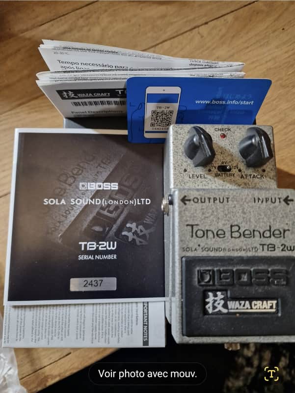 Boss TB-2W Tone Bender Waza Craft 2021 - Present - Silver image 1