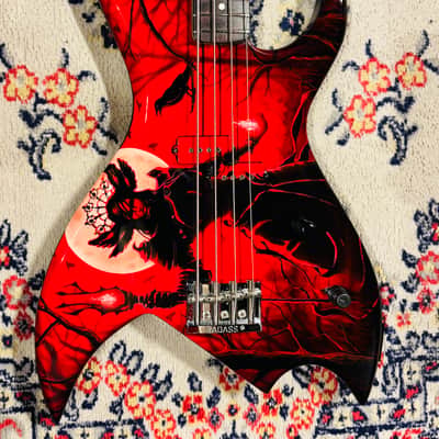1980 B.C. Rich Son Of A Rich Bich Bass USA - Custom “Sorcerer” Finish w/ OHSC image 4