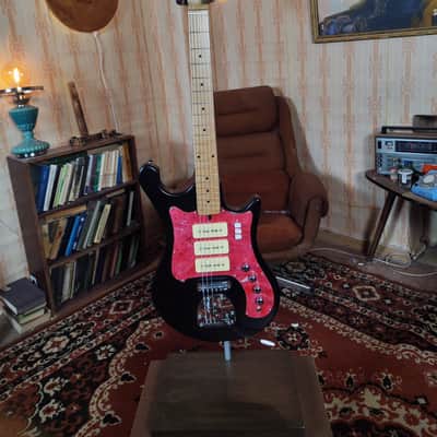 Ural 650 Style Electric Guitar Tremolo USSR UA Rare Deluxe Precision image 2