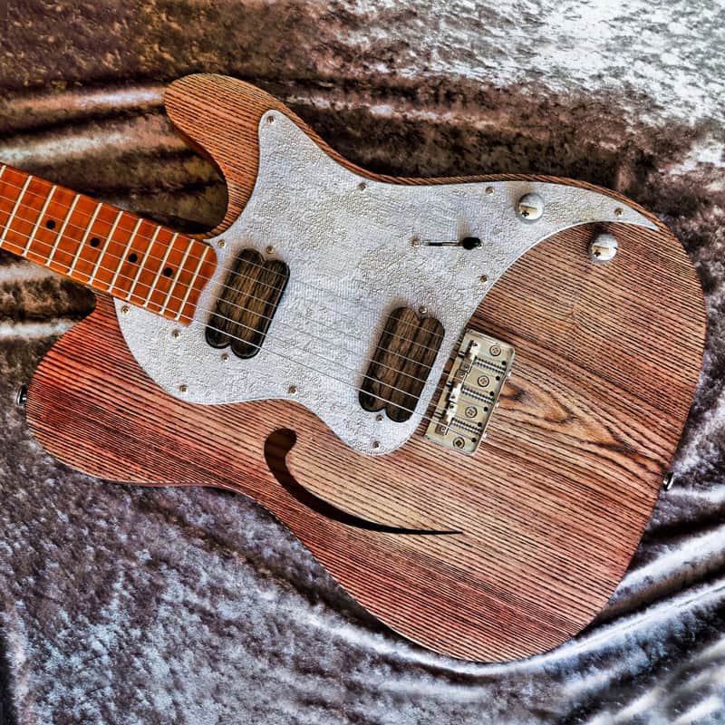 Build to order GB Liuteria Traditional Tele Semi Hollow Custom shop - grape marc image 1