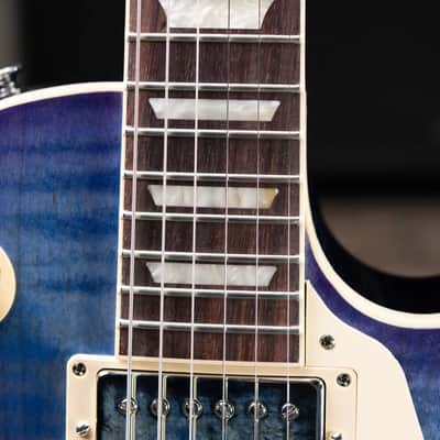 Gibson Les Paul Standard '60s Figured Top Electric Guitar - Blueberry Burst with Hardshell Case image 10