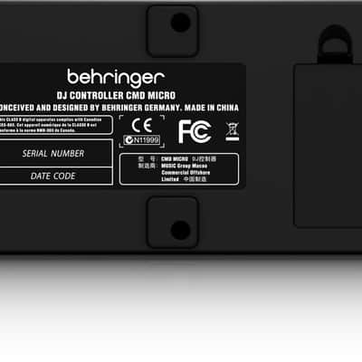 BEHRINGER CMD MICRO Compact 2-Deck USB DJ MIDI Controller + Full Warranty image 4
