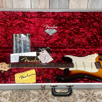 2005 Fender 60th Anniversary American Series Stratocaster, Rosewood Fretboard 3-Color Sunburst, Very Collectable and Ships Fast ! image 22