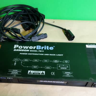 Samson PowerBrite PB11 Rackmount Power Distribution / Lighting System 2010s - Black image 6