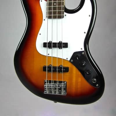 Aria STB-JB Electric Bass Guitar 4 String Vintage Sunburst. Jazz Style. image 2