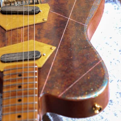 Build to Order GB Liuteria Traditional Tele hi-gloss camphor and strass image 6