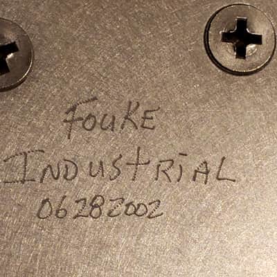 Fouke Single Cut Aluminum Hollow Body Bigsby 2000's image 12