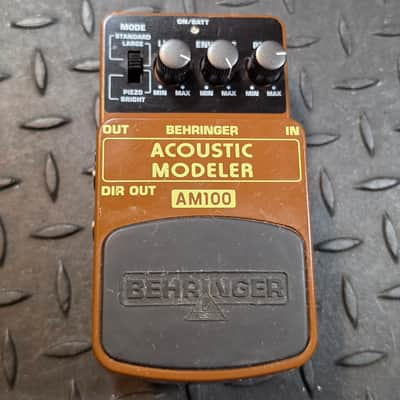 Behringer AM100 Acoustic Modeler Simulator 2000s - Brown like Boss AC-2 AC-3 image 1