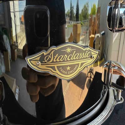 TAMA Starclassic Walnut/Birch 7x8 Rack Tom in Piano Black Lacquer with Chrome Hardware image 2