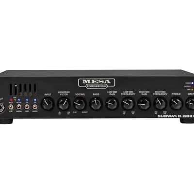 Mesa Boogie Subway D-800+ Bass Amp Head - Black (Open Box / Demo) image 1