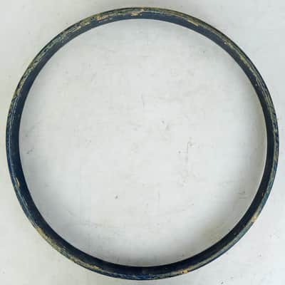 Slingerland 14" Blue Marching Snare/Tenor Tom Drum Batter Wood Hoop/Rim Vintage image 3