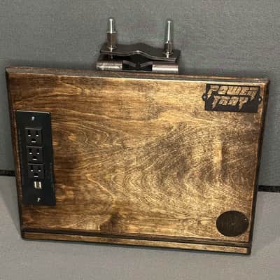 (SELF) POWER TRAY LITE 2023 (utility tray, shelf) BLACK, OAK, ESPRESSO, FOXY ORANGE, GRAY/BLACK image 3