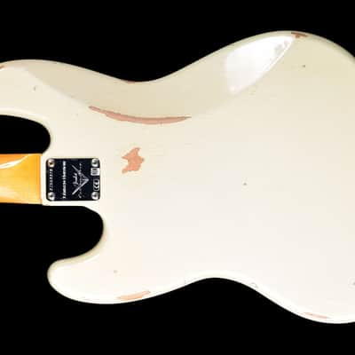Fender Custom Shop Ltd 60 Jazz Bass 2022 - Relic Olympic White image 5