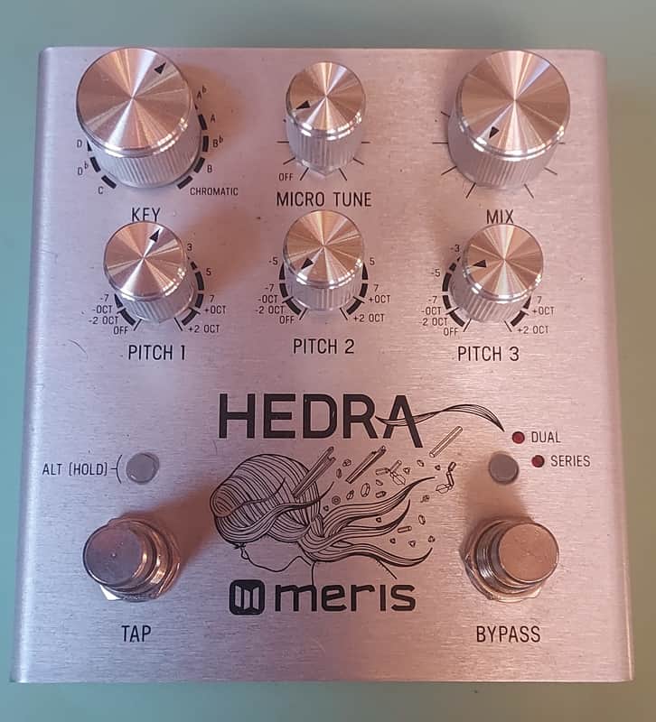 Meris Hedra 3-Voice Rhythmic Pitch Shifter 2019 Silver imagen 1