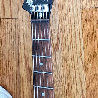 Harmony 818b Gibson Explorer Copy || Active Splittable HHH pickups || Black and Red image 3