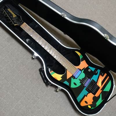【Rare!】 Ibanez JPM100 P1 John Petrucci First-Run only in Japan Multi-Color Pickups Picasso Guitar image 2