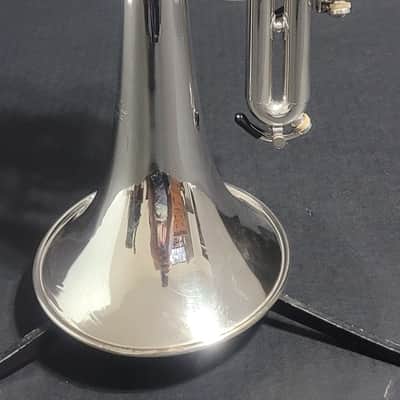 KANSTUL CUSTOM CLASS 3 VALVE SOPRANO G BUGLE , Mouthpiece & Case - Silver plated image 10