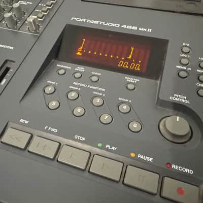 TASCAM Portastudio 488 MKII 8-Track Cassette Recorder 1990s - Gray image 2