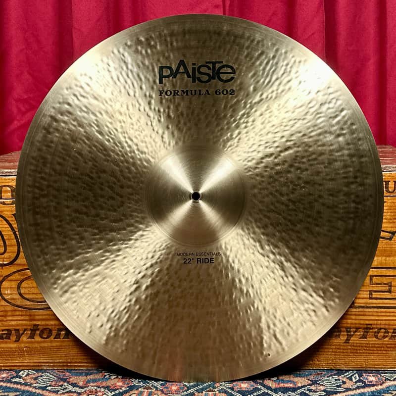 22" Paiste Formula 602 Modern Essentials Ride Cymbal 3068g *Video* image 1