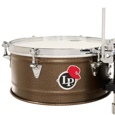 Latin Percussion Pedrito Signature Timbales - 14" & 15" Dark Mocha Steel Drum Set image 3