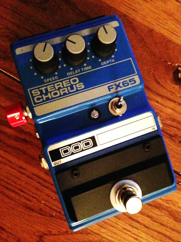 MODIFIED DOD FX 65 analog chorus vibrato synth pedal true bypass from subtle to madness ghostface image 1