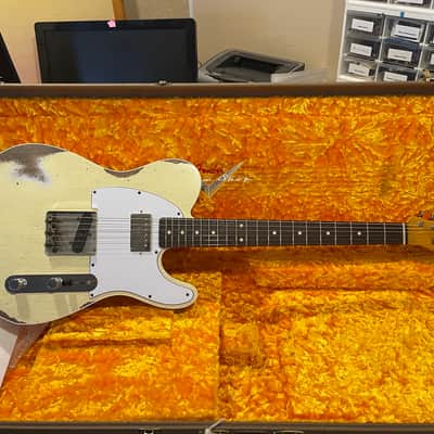Fender 1960 Custom Shop Telecaster Vintage White Heavy Relic image 1