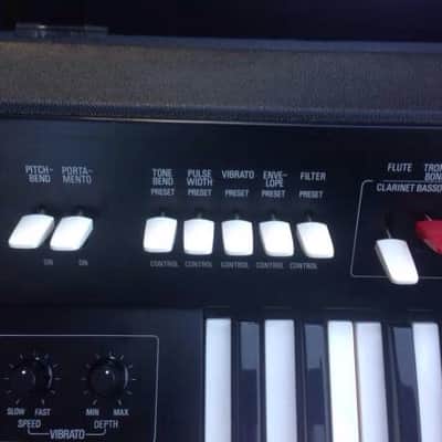 Yamaha SY-2 Analog Synthesizer SY2 Keyboard Synth 1970's Black image 6