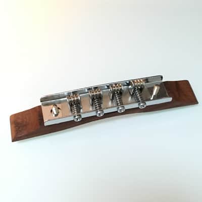 Teisco style archtop bass bridge 60's image 1