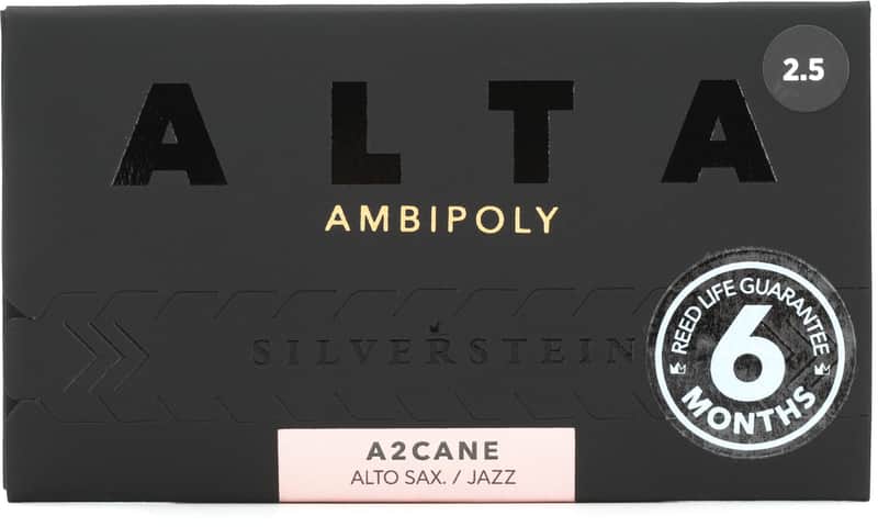 Silverstein Works AP250ASJ Ambipoly Jazz Alto Saxophone Reed - 2.5 (3-pack) Bundle image 1