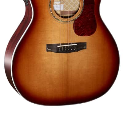 Cort GOLD A8 LB | Gold Series A8 Grand Auditorium Acoustic / Electric Cutaway Guitar. Light Burst. New with Full Warranty! image 6