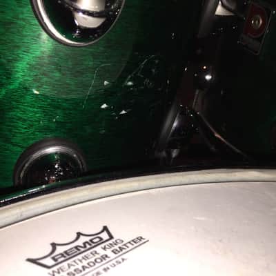 Premier Genista 90s Rare 6 Piece Birch Drum Kit Terraverdi Green image 6