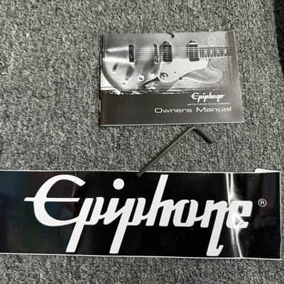 Epiphone  Case Candy Manual Poster Sticker 2010s Korina flying V explorer less Paul special Bass Dove hummingbird Allen Woody jack Casady EB-3 thunderbird SG double neck image 3