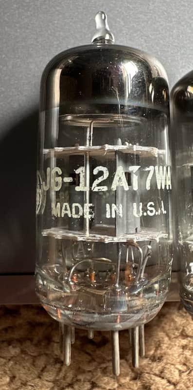 GE General Electric 12AT7 WA Late 1950s image 1
