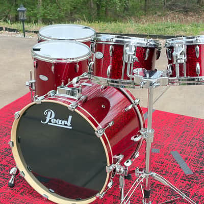 Pearl Music City Custom Maple/Gum Shell Pack 2025 - Red Glitter image 2