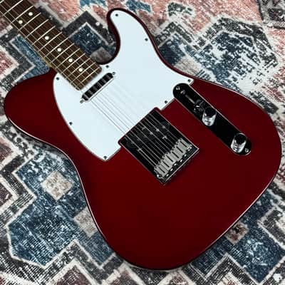 1995 Fender American Standard Telecaster Vintage Crimson Red Transparent Electric Guitar W/ Original Hardshell Case & Original Paperwork! image 9