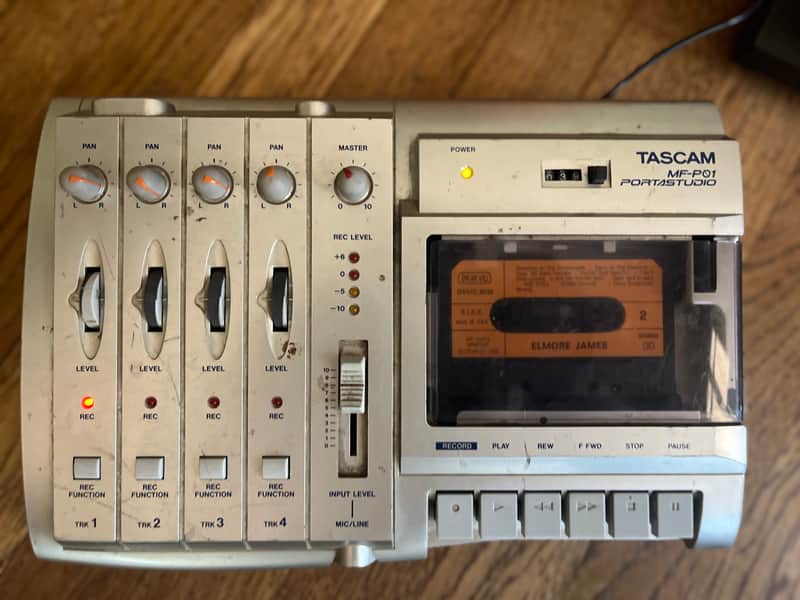 TASCAM MF-P01 Portastudio Multitrack Cassette Recorder 2000s - Silver image 1