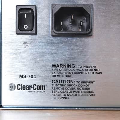 Clear-Com MS-704 2RU Four-Channel Main Station CG00YHB image 9
