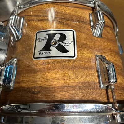 Rogers Big r drum Tom 70s - Wood grain image 1
