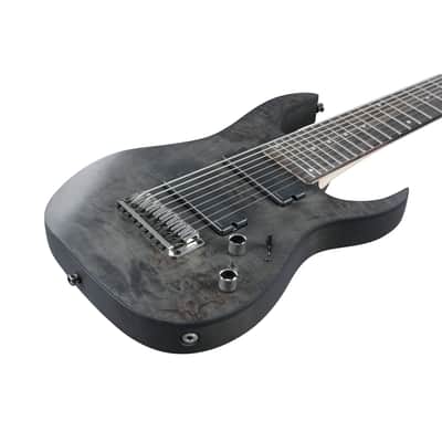 Ibanez RG Axe Design Lab RG9PB 9-String Electric Guitar - Transparent Gray Burst image 6