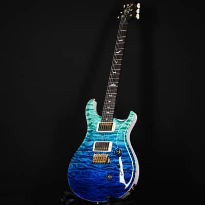 PRS Custom 24 Wood Library w/ 10-Top, Brazilian Rosewood, & 58/15 LT Pickups- Blue Fade 2026 (0423893) image 14