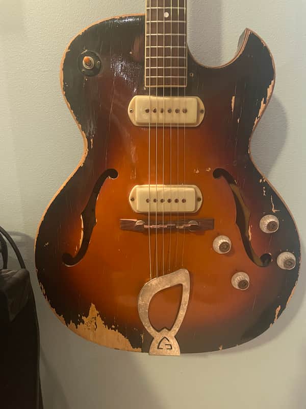 Guild Slim Jim T-100D 1959 - Sunburst image 1