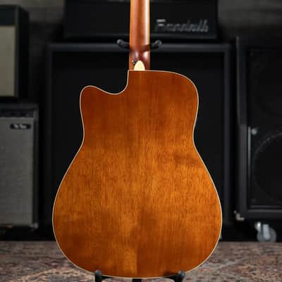 Yamaha FGC-TA Transacoustic Cutaway Acoustic/Electric Guitar - Vintage Tint image 7