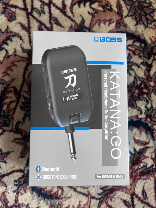 Boss KATANA:GO V1 Personal Headphone Guitar Amplifier 2024 - Black image 1
