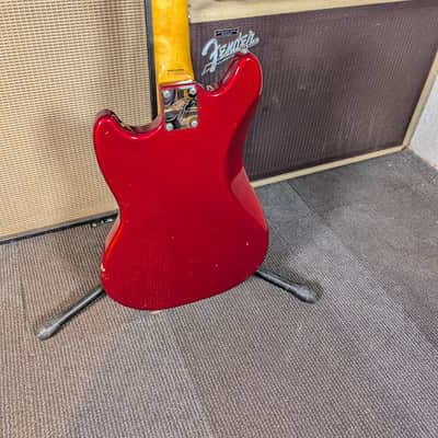 Fender Made in Japan MG69/MH Mustang Electric Guitar - Candy Apple Red (2010-2011) image 4