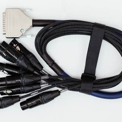 D-Sub DB25 8 Way Van Damme Studio Grade 3.1 Analog Studiograde Cable Loom 1M Balanced XLR Female image 9