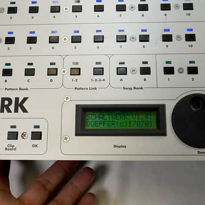 Doepfer Schaltwerk Sequencer 2000s - Silver- Blue LEDs image 5